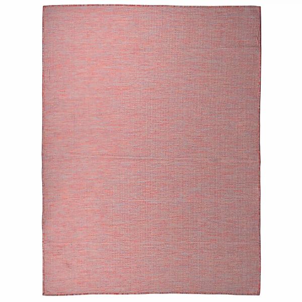 Vidaxl Outdoor-teppich Flachgewebe 120x170 Cm Rot günstig online kaufen