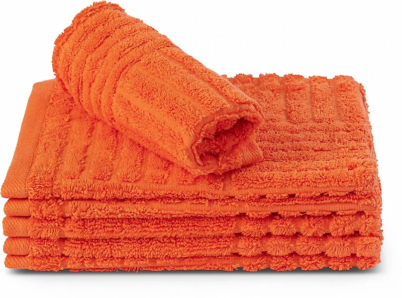 ROSS Waschhandschuh "CARRE" 100% Baumwolle, Rippenstruktur, große Farbauswa günstig online kaufen