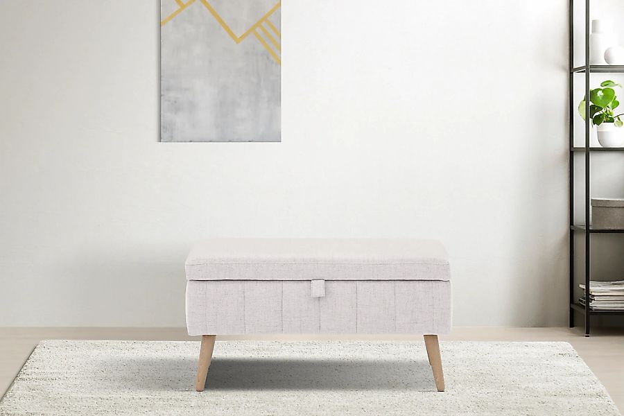 INOSIGN Truhenbank "AMIRA Sitzbank mit Stauraum, Maße B/T/H: 81/36/43 cm", günstig online kaufen