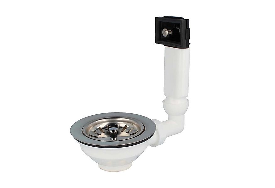 tecuro Siphon Spülen-Siebkorbventil Ø 114 mm (3 1/2 Zoll) mit Überlauf 38x6 günstig online kaufen