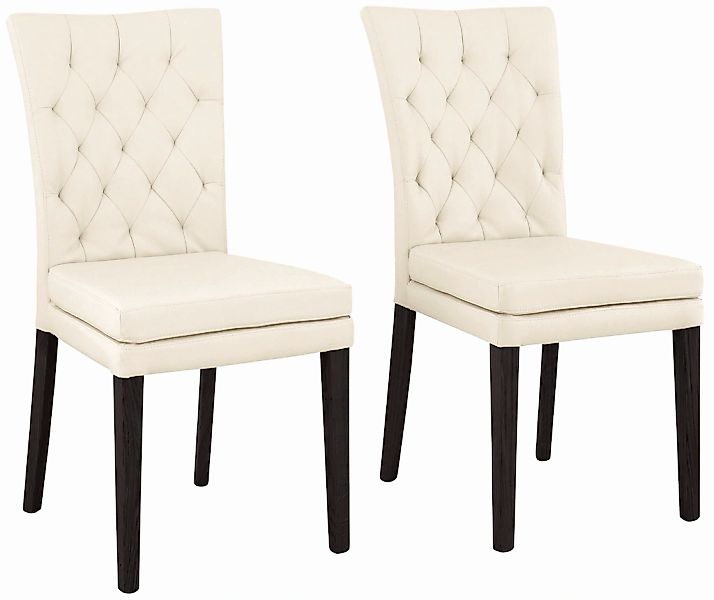 Home affaire 4-Fußstuhl "Colorado" (Set) 6 Stk. Kunstleder Beine aus Buche, günstig online kaufen