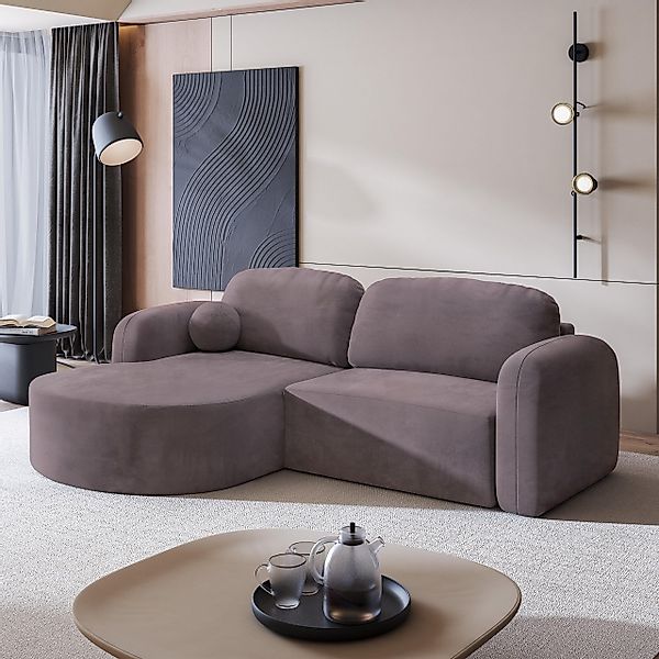 Masseno Ecksofa AMILIA mit Schlaffunktion L-Form, günstig online kaufen