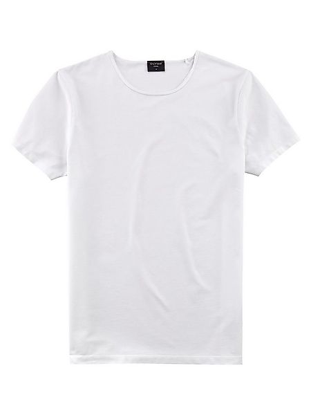 OLYMP T-Shirt Casual mit Rollkante am Ausschnitt günstig online kaufen