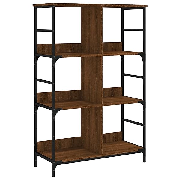 vidaXL Bücherregal Bücherregal Braun Eichen-Optik 78,5x33x117,5 günstig online kaufen