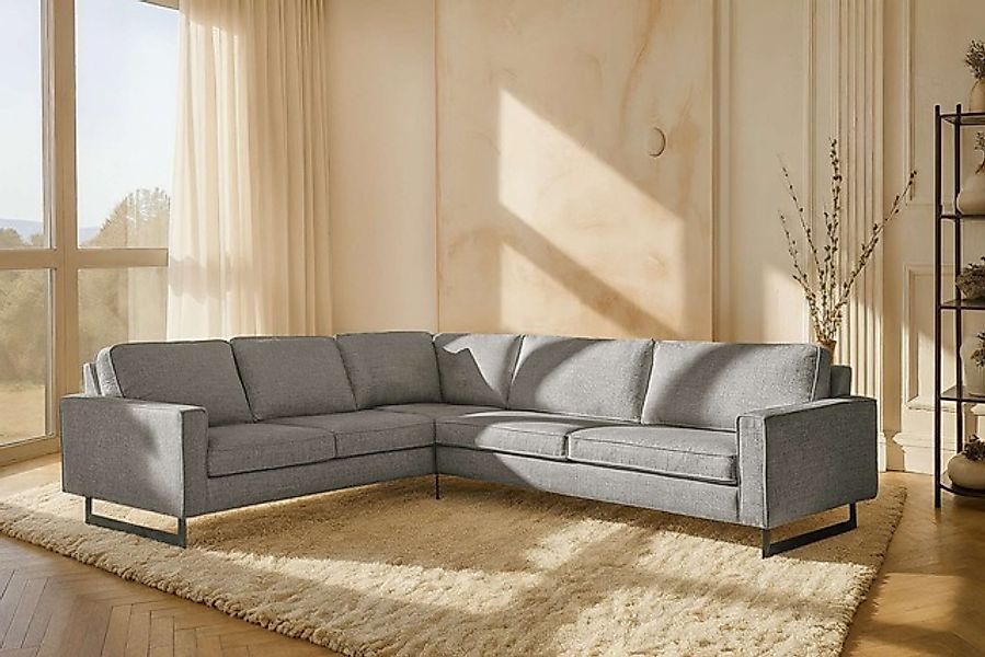 Home affaire Ecksofa »Pinto, XXL, 250/290 cm, langer Schenkel, Ottomane« Co günstig online kaufen