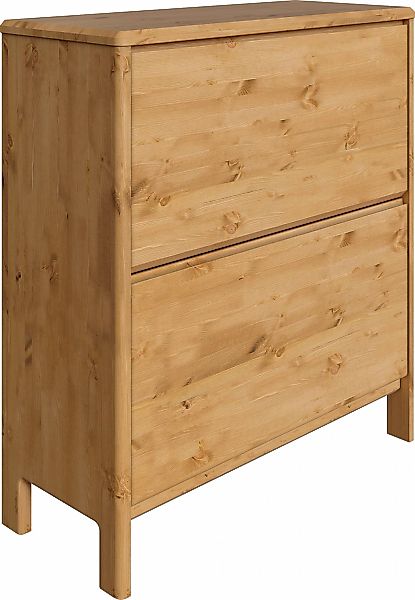 OTTO home Schuhschrank "Luven" FSC zertifiziertes Massivholz, mit 2 Klappen günstig online kaufen