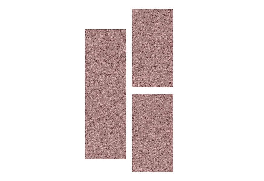 Carpettex Hochflor-Bettumrandung Unicolor - Einfarbig, Höhe 50 mm, (Bett-Se günstig online kaufen