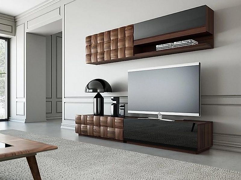 Xlmoebel TV-Schrank 4-teiliges Wohnzimmer-Set mit TV-Ständer, Wohnwand, Hol günstig online kaufen