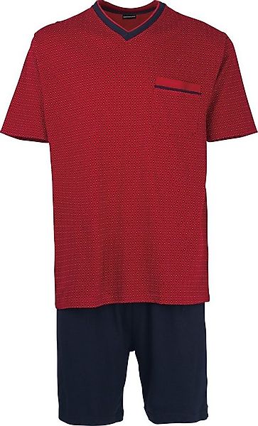 GÖTZBURG Pyjama Herren-Shorty Single-Jersey gemustert günstig online kaufen