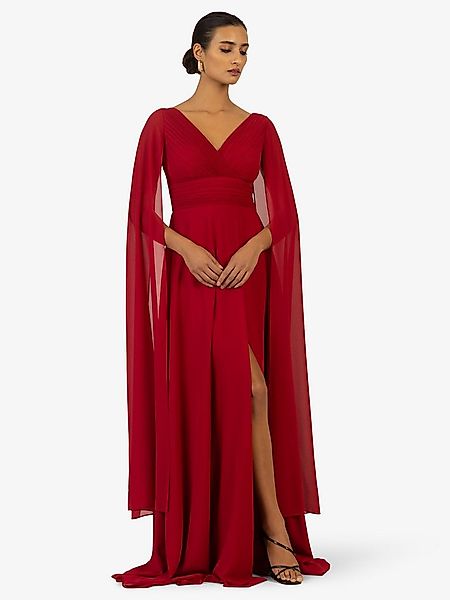 Kraimod Abendkleid aus hochwertigem Polyester Material mit Capeärmel günstig online kaufen