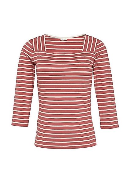 s.Oliver BLACK LABEL 3/4-Arm-Shirt Gestreiftes Shirt im Slim Fit mit 3/4-Ar günstig online kaufen