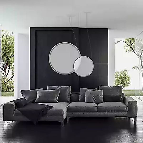 Artemide Discovery Vertical Sospensione LED, schwarz - ø70 cm - Artemide Ap günstig online kaufen