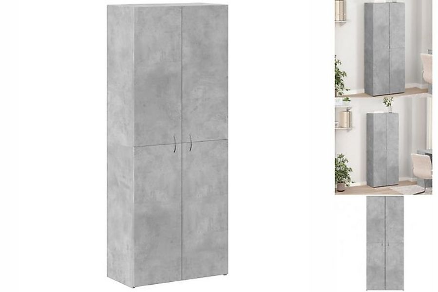 vidaXL Aktenschrank Aktenschrank Büroschrank Betongrau 60x32x153 cm Spanpla günstig online kaufen