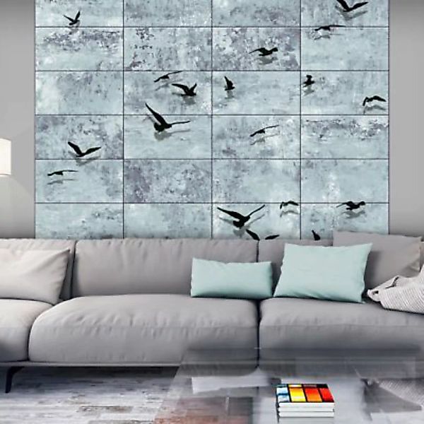 artgeist Fototapete Concrete Sky mehrfarbig Gr. 50 x 1000 günstig online kaufen
