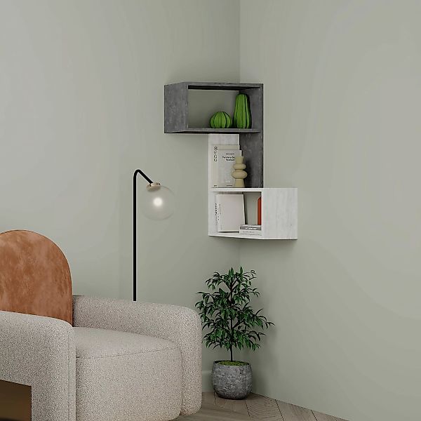 Decortie Eckregal Part, Modernes Wandregal, 67 günstig online kaufen