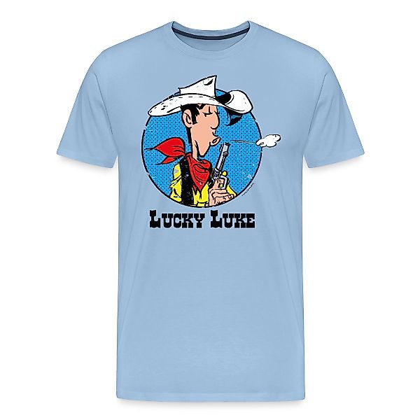 Spreadshirt T-Shirt Lucky Luke mit Pistole günstig online kaufen
