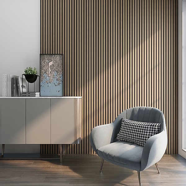 neu.holz 3D Wandpaneel, (Set, 2-tlg) »Vang« günstig online kaufen