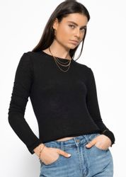 SASSYCLASSY Langarmshirt Langarmshirt Damen mit Rollkragen günstig online kaufen