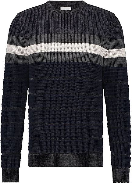 State Of Art Pullover Streifen Navy - Größe L günstig online kaufen