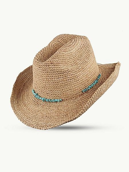 Scippis Strohhut SCIPPIS Sommerhut „Bondi- aus Raffia, Natur, mit dekorativ günstig online kaufen
