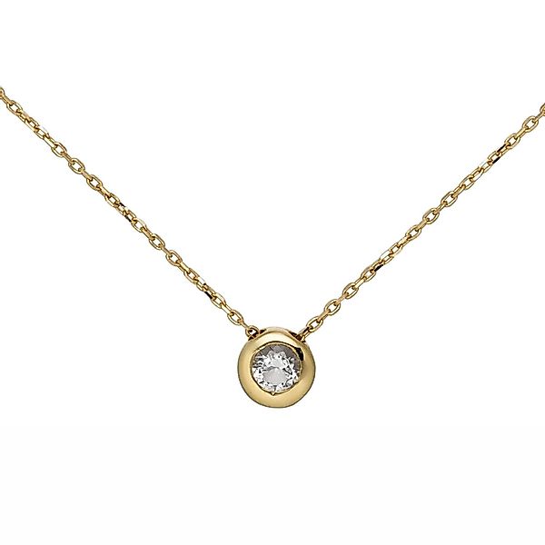 Schmuck Krone Goldkette Solitär Collier aus günstig online kaufen