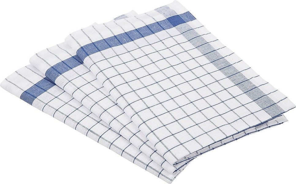 ROSS Geschirrtuch Exclusiv, (Set, 3-tlg), Karofond, 50% Baumwolle, 50% Lein günstig online kaufen