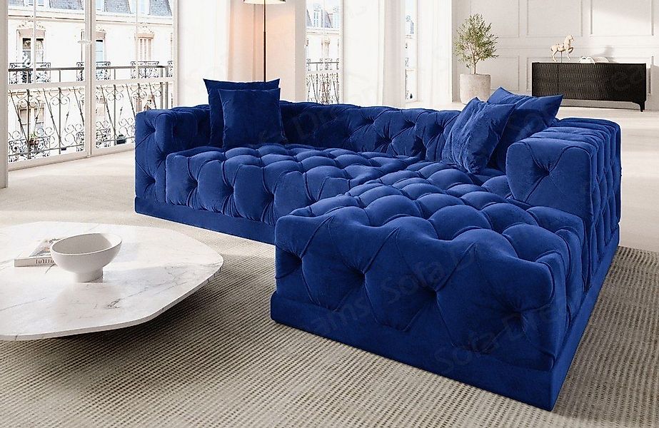 Sofa Dreams Ecksofa Designer Samtstoff Polster günstig online kaufen