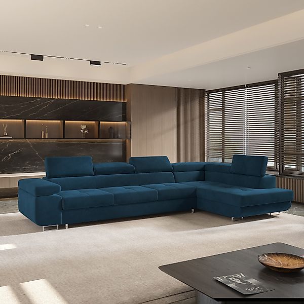 Masseno Ecksofa VICENTE mit Schlaffunktion L-Form, günstig online kaufen