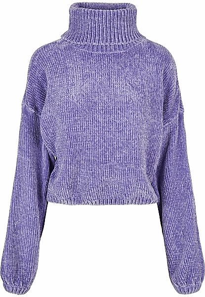 URBAN CLASSICS Sweatshirt "Urban Classics Damen Ladies Short Chenille Turtl günstig online kaufen