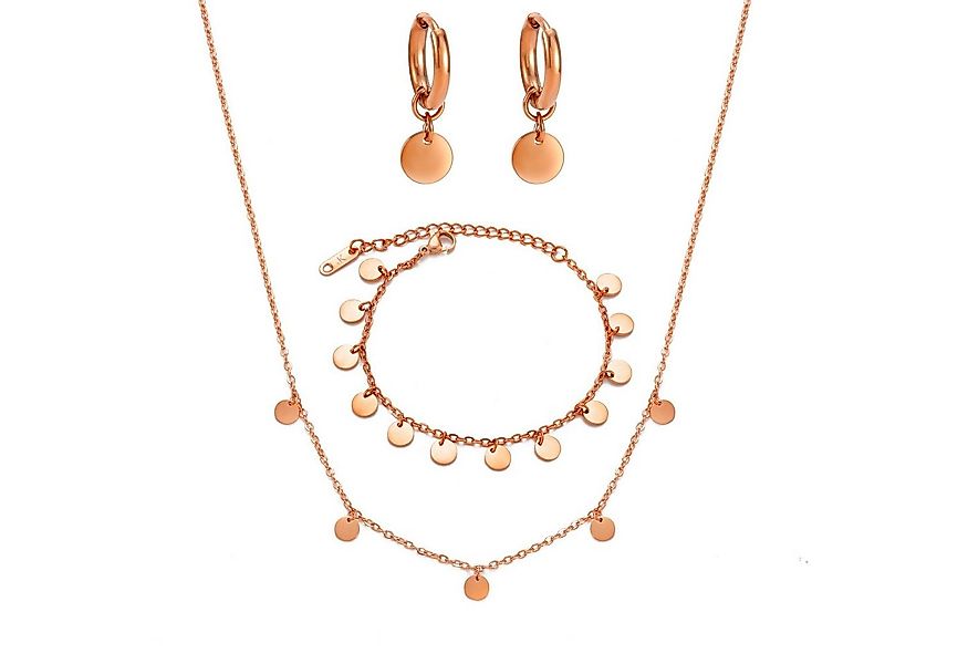 Kim Johanson Schmuckset Plättchen (Set, 3-tlg., inkl. Schmuckbox), aus Edel günstig online kaufen