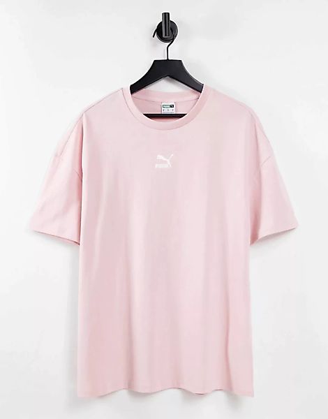 Puma Classics – Oversize T-Shirt in Pastellrosa günstig online kaufen