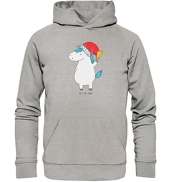 Mr. & Mrs. Panda Hoodie Einhorn Weihnachtsmann Größe XXL - Heather Grey - G günstig online kaufen
