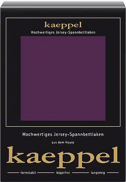 Kaeppel Spannbettlaken »Single Jersey Mako Elasthan«, aus 97% Baumwolle und günstig online kaufen