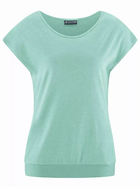Damen Yoga T-shirt Hanf/bio-baumwolle günstig online kaufen