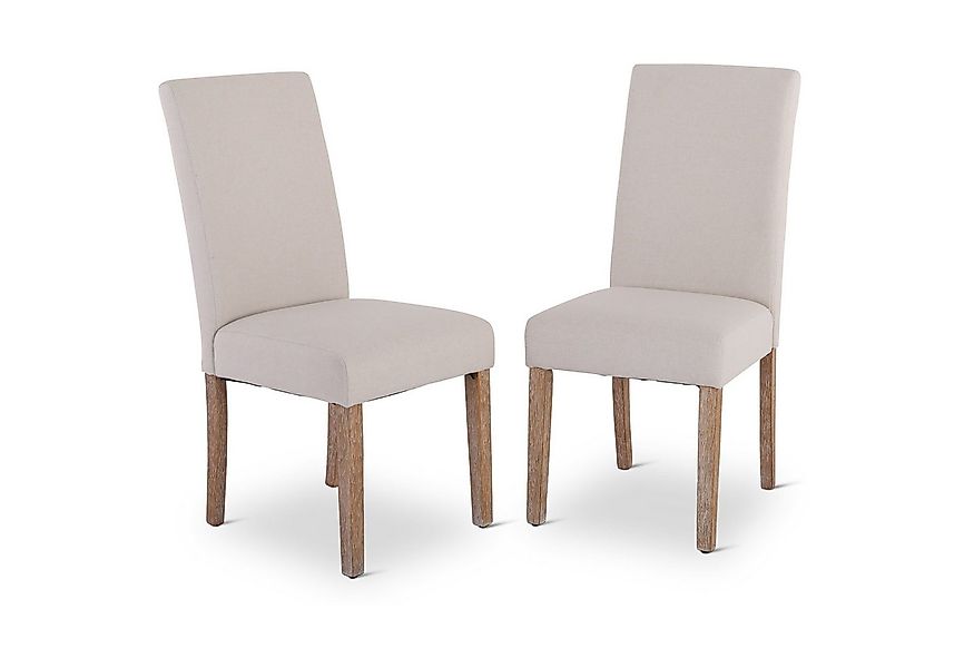 Raburg Esszimmerstuhl Polsterstuhl Landhausstil mit Holzbeinen, Alexandra ( günstig online kaufen