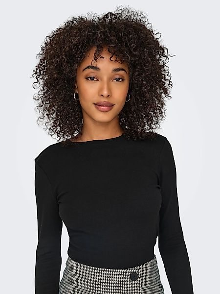 ONLY Langarmshirt ONLRILEY O-NECK L/S TOP günstig online kaufen