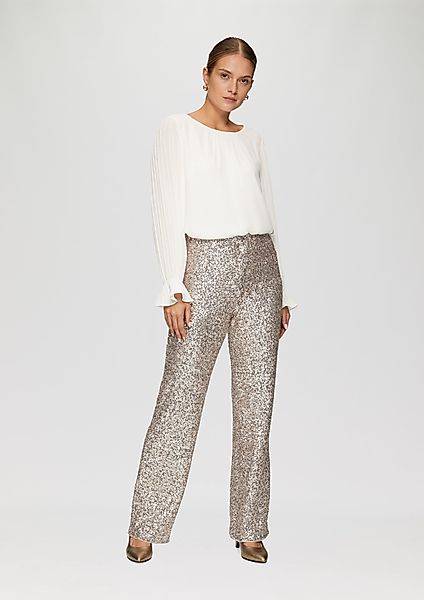 s.Oliver BLACK LABEL Stoffhose High-Waist-Hose mit günstig online kaufen