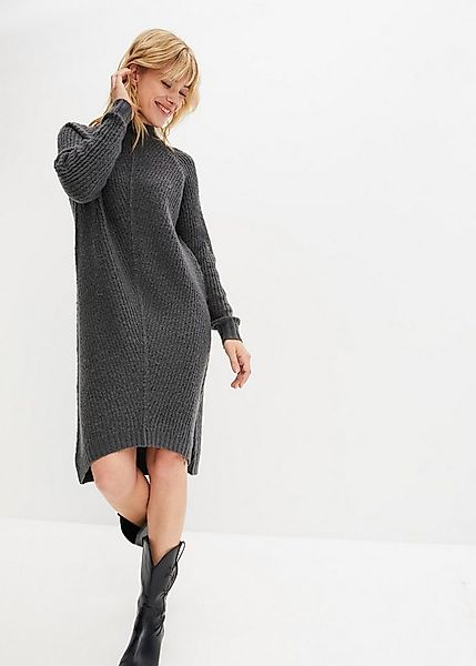 bonprix Strickkleid aus Polyacryl, Polyester und Elasthan, bequemer Schnitt günstig online kaufen