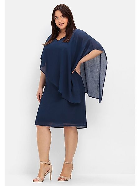 Sheego Cocktailkleid Große Größen mit asymetrischem günstig online kaufen