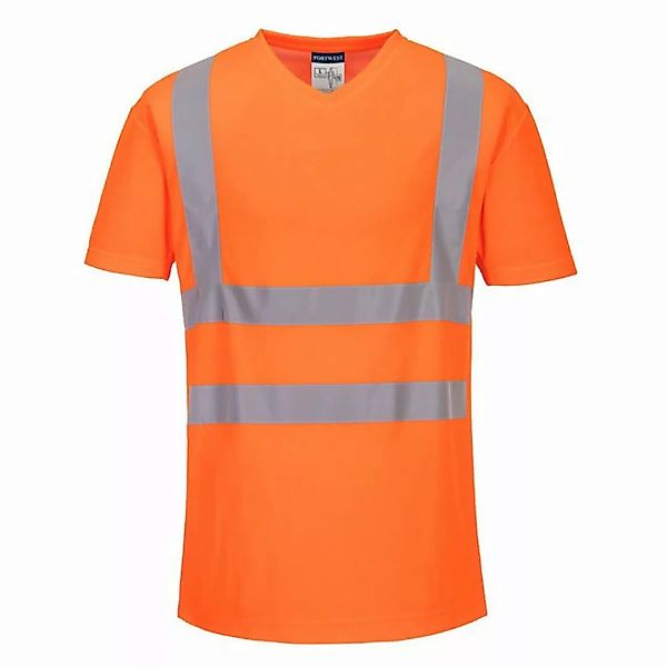 Portwest T-Shirt Warnschutz Cotton Comfort T-Shirt mit MeshAir Einsatz kurz günstig online kaufen