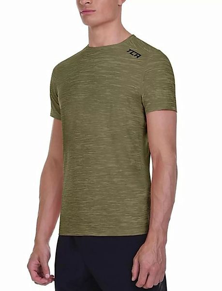 TCA T-Shirt TCA Galaxy Herren Fitness Laufshirt - Grün (1-tlg) günstig online kaufen