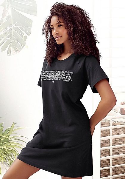 KangaROOS Bigshirt 1-teilig, mit Slogan-Frontdruck günstig online kaufen