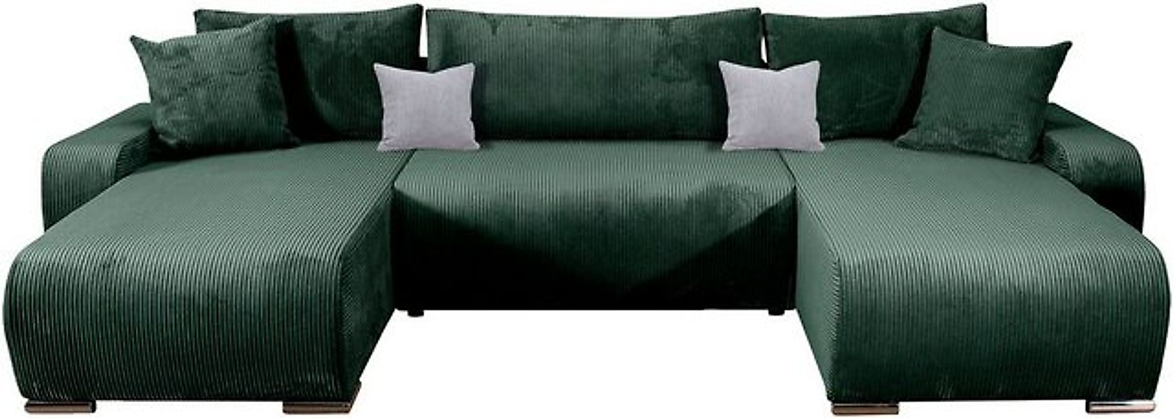 COLLECTION AB Wohnlandschaft, Wohnlandschaft,2 Ottomane,Bonnelfederkern,Rüc günstig online kaufen