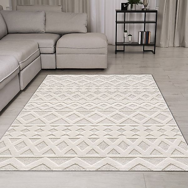 TeppichHome24 Teppich Teppich mit Skandinavischem Rauten günstig online kaufen
