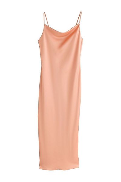 Next Satinkleid Langes Satin-Brautjungfernkleid Rückenausschnitt (1-tlg) günstig online kaufen