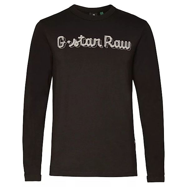 G-star Embro Graphic Langarm Rundhals T-shirt 2XS Dk Black günstig online kaufen