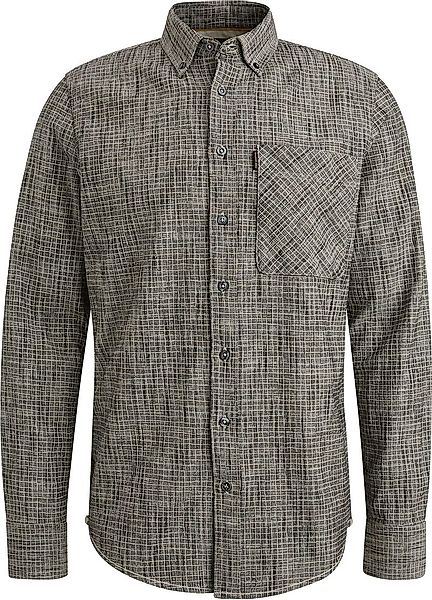 PME Legend Hemd Druck Slub Grau - Größe XL günstig online kaufen