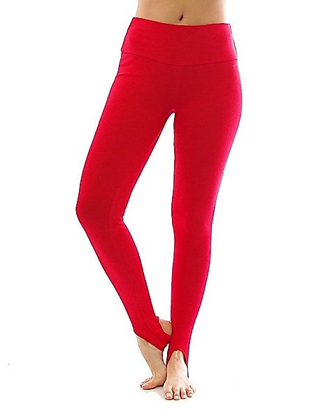 YESET Leggings Thermo Fleece hoher Bund mit Steg Leggings Baumwolle Leggins günstig online kaufen