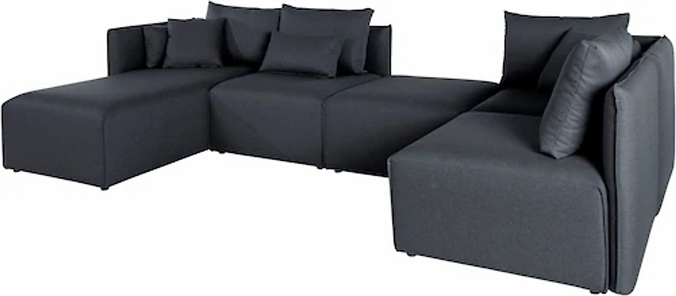 andas Wohnlandschaft "Nöre U-Form" 5 Teile, in vielen Bezugsqualitäten und günstig online kaufen