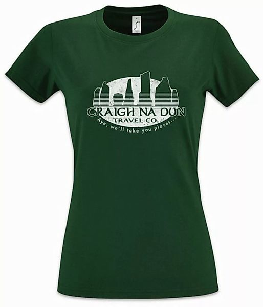 Urban Backwoods Print-Shirt Craigh Na Dun Travel Co. Damen T-Shirt Outlande günstig online kaufen